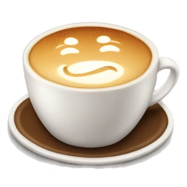 Coffee latte sticker