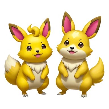 Yamper-Boltund-Fakémon sticker