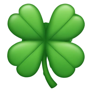 make a clover  sticker