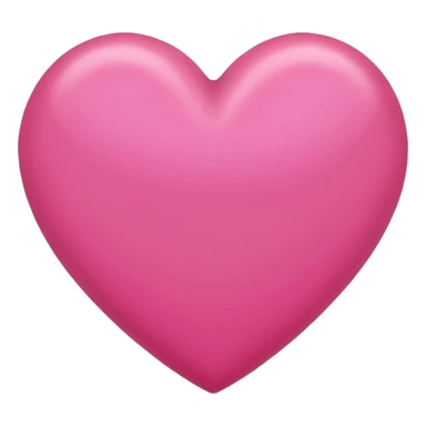 Pink heart with no white elements sticker