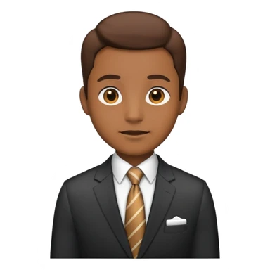 caca en costume bien habillé  sticker