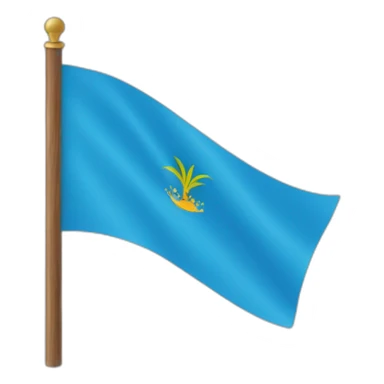 Blue flag of Eritrea  sticker