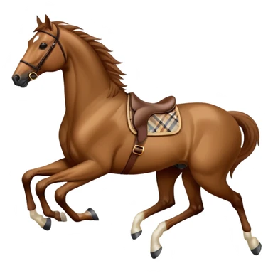 Burberry horse sticker