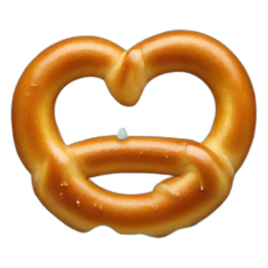 Pretzel with water sticker