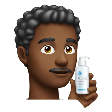 White Man skincare sticker