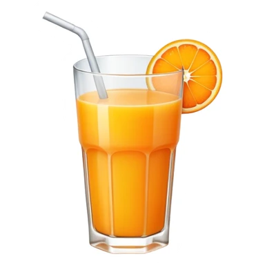 Orange juice sticker