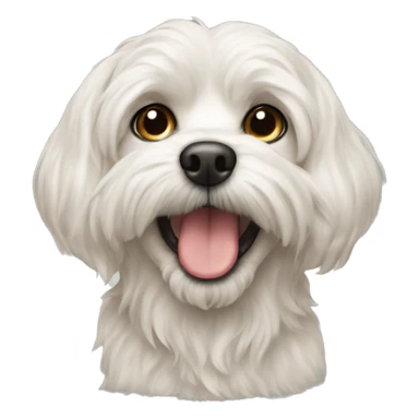 The maltipu dog sticker