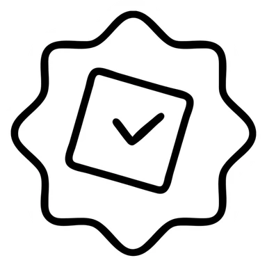 Roblox verification badge with checkmark sticker