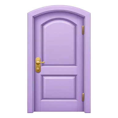 lilac plain door sticker