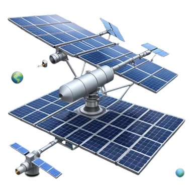 GPS-satellite system sticker