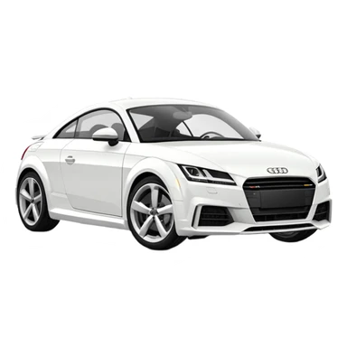 L2019 white audi tt s line  sticker
