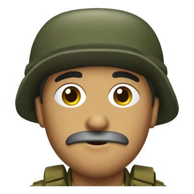 Soldado guerillero sticker