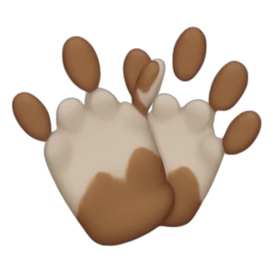 Cat paws sticker