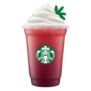 Starbucks Strawberry Açaí drink sticker