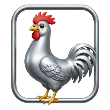 Cock caged  sticker