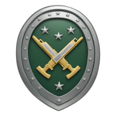 military badge sticker