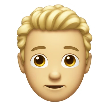 A emoji that not likes a big big man sticker