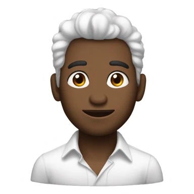 Chico lindo de pelo negro y tez blanca sticker