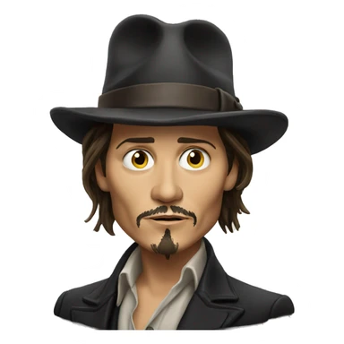 Johnny Depp sticker