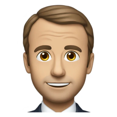 Macron qui fait dodo sticker