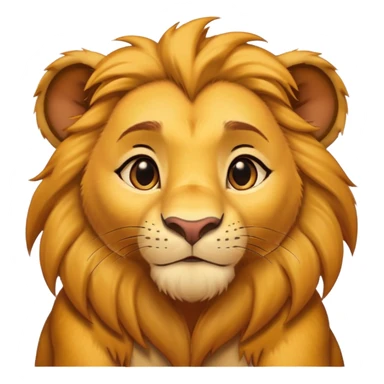 Simba from lion king sticker