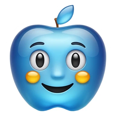 Make a standard set of emoji (all) in the style of glass from Apple company, volumetric with a 3D effect and a transparency effect, and a small one with a blue gradient or light blue The full set of emoticons sticker