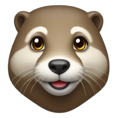 Loutre sur un chameau sticker