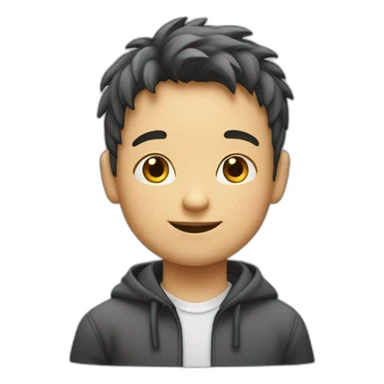 niño con inteligencia social clorores claros sticker