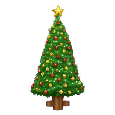 New York Christmas tree from Rockefeller Center sticker