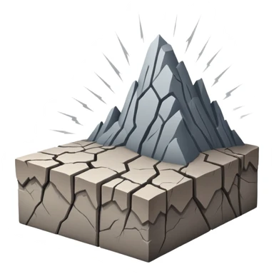 Earthquake image in professional look sticker