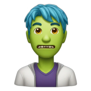 Homme qui Boit de la monster sticker