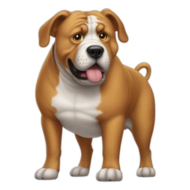 xl bully dog sticker