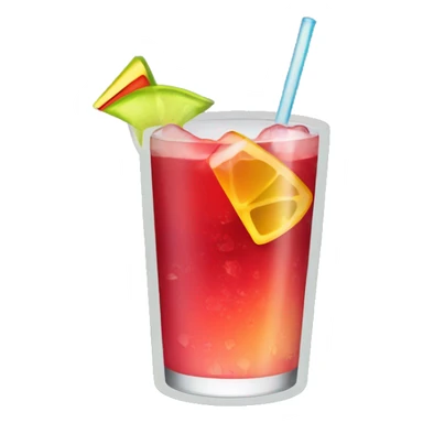 Cocktail with redbull can in it  sticker