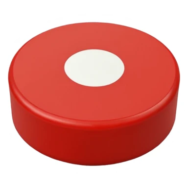 ice hockey ball disk (#00A3E0) and red (#F9423A) sticker