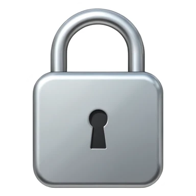 Lock symbol  sticker