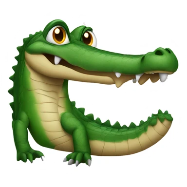 alligator with boots on sticker
