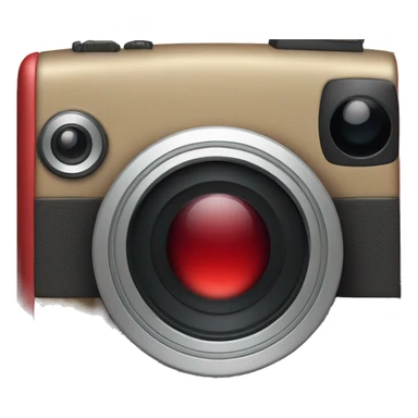 camera with red recording sticker