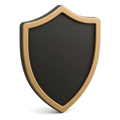 <systemPrompt>
  <style>
    <renderType>3D</renderType>
    <finish>Soft matte</finish>
    <colors>
      <primary>Black</primary>
      <secondary>Antique gold</secondary>
      <background>Pristine white</background>
    </colors>
    <composition>
      <angle>Isometric</angle>
      <shadows>Feathered</shadows>
      <lighting>Ambient glow</lighting>
    </composition>
    <tone>Minimalist</tone>
    <aesthetic>Simple and elegant</aesthetic>
  </style>
</systemPrompt>

{subject} = shield sticker