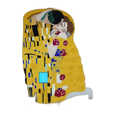 Painting Kiss by Gustav Klimt sticker