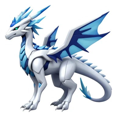 Kyurem-reshiram-dialga-suicune-hybrid, full body sticker