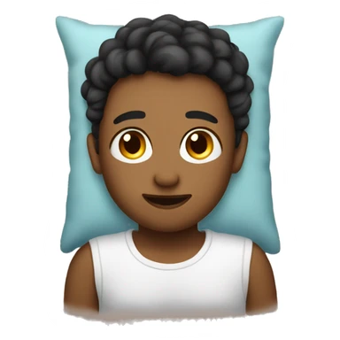 cuddle on bed  sticker