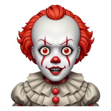 Pennywise faisant les lumières mortes sticker
