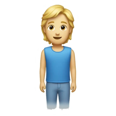 a simple blue rectangle sticker