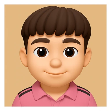 Make the facial expression less sad while preserving the 3D emoji style look and feel. sticker