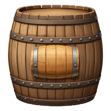 create a dnd style barrel.png using 48x48 pixels size sticker