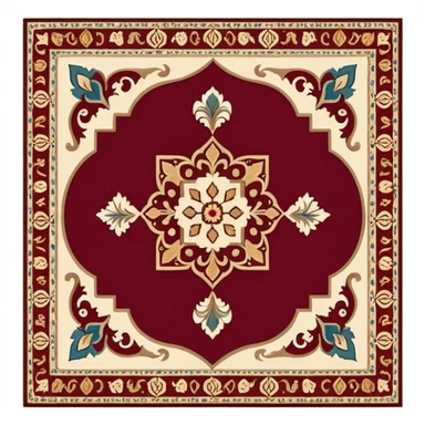  c made out of persian carpet texture sticker