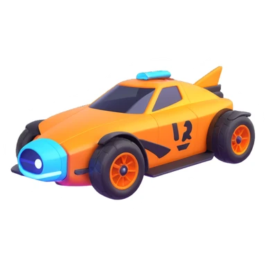 Rocket League car 3D emoji style sticker
