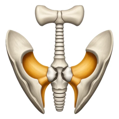 vertebra anatomy  sticker