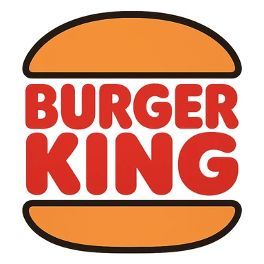 Burger King logo sticker