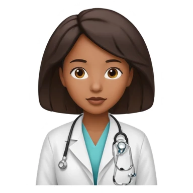 Black Doctor Woman sticker